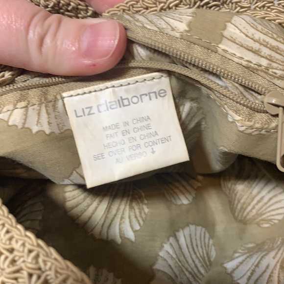 Liz Claiborne Woven Drawstring Bag - Picture 5 of 7